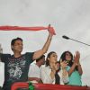 Manoj Bajpai, Huma Quershi and Richa Chadda at Music Launch of Gangs of Wasseypur