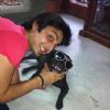 Himansh Kohli : Himansh with his dog
