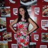 Bollywood actress Aditi Rao Hyadari at Cafe Coffee Day at Cuffe Parade. .