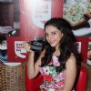 Bollywood actress Aditi Rao Hyadari at Cafe Coffee Day at Cuffe Parade