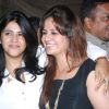 Ekta Kapoor with Kiran Bawa at Mika Singh's Birthday Bash