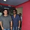 Sajid Khan and Ajay Devgn at Song Recording of Film Himmatwala - 2