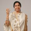 Asha Bhosle : Asha Bhosle on the set of Indian Idol 6