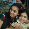 Deblina Chatterjee with her friend
