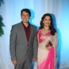 Madhuri Dixit with husband Dr Sriram Nene at Esha Deol's Wedding Reception