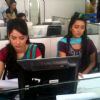 Ankita Lokhande and  Asha Negi During Shooting For Pavitra Rishta