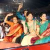 Usha Nadkarni : Ankita Lokhande, Savita Prabhune, Usha Nandkarni, Hiten Tejwani At Zee Rishtey Awards 2011
