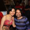 Sonal Sehgal with Kailash Kher at Kailash Kher Birthday Party