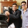 Paresh Rawal : Akshay Kumar and Paresh Rawal on the sets of movie OMG! Oh My God