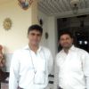 Mohnish Behl : Mohnish Behl with a fan