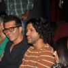 Bollywood actor Farhan Akhtar at  Ash Chandler's play premiere at The Comedy Store. .