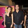 Bollywood actors Arbaaz Khan with Kainaz Motivala at Chalo Driver premiere, PVR  Mumbai, India. .