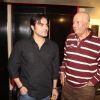 Arbaaz Khan and Prem Chopra at Premiere of 'Challo Driver'