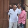 Yash Chopra arrived at Rajesh Khanna's residence to pay his condolence to the family
