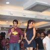Bollywood actors Tusshar Kapoor & Neha Sharma poses during the Lawman Pg3 associates with Kya Super Kool Hain Hum in Mumbai