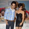 Bollywood actrors Neha sharma with Tusshar Kapoor at Kya Super Cool Hain Hum success party in Sun N Sand, Mumbai. .