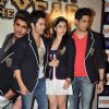 Bollywood actors Varun Dhawan, Alia Bhatt and Siddharth Malhotra at Student Of The Year First Look Trailer launch in PVR, Mumbai. .