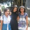 Sukirti with fans