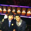 Kailash Kher : Jay Soni on the sets of lil champs with Kailash Kher