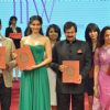 Bollywood actress Sonam Kapoor and Hema Malini at the inauguration of India International Jewellery Week (IIJW) in Mumbai. .