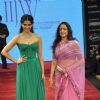 Bollywood actress Sonam Kapoor and Hema Malini at the inauguration of India International Jewellery Week (IIJW) in Mumbai. .