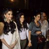 Sridevi with Sonam Kapoor and Boney Kapoor at 'Shirin Farhad Ki Toh Nikal Padi' special screening