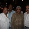 Rakesh Bedi, Javed Akhtar and Anupam Kher at Prayer Meet of AK Hangal