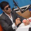 Bollywood director Karan Johar at Red FM and Radio Mirchi for Student Of The Year radio promotions. .