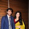 Hiten Tejwani : Ankita Lokhande with Hiten Tejwani at Pavitra Rishta press meet