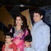 Madhuri Dixit with her husband Dr Sriram Nene and kids on the sets of Jhalak Dikhhla Jaa
