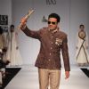 Bollywood actor Manoj Bajpayee designer Samant Chauhan show at Wills Lifestyle India Fashion Week -2013, In New Delhi (Photo: IANS/Amlan)