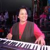 Bollywood singer Falguni Pathak at grand rehearsal for upcoming Navratri Festival in Mumbai