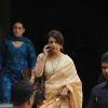Sharmila Tagore at Saif Ali Khan with wife Kareena Kapoor gestures after their marriage