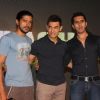 Farhan Akhtar, Aamir Khan and Ritesh Sidhwani at Talaash Music Launch