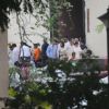 Rani Mukherjee arrives during the funeral of legendary filmmaker Yash Chopra