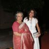 Shubha Khote and daughter Bhavana Balsaver at ITA Awards 2012