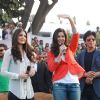 Shahrukh, Katrina & Anushka visit Yash Chopra's hometown, to promote their film Jab Tak Hai Jaan