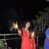 Rakhi Sawant celeberates Diwali with family in Andheri