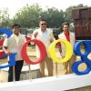 Boman Irani with Google India MD Rajan Anandan at the announcement of the winner of the Doodle4Google contest 'Unity in Diversity'