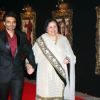 Uday Chopra with mother Pamela Chopra at Red Carpet for premier of film Jab Tak Hai Jaan