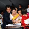 Sai and Shakti  with Sharbani Deodhar at launch of their Production house Thoughtrain Entertainment