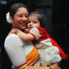 Sai Deodhar with her daughter at launch of their Production house Thoughtrain Entertainment