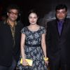 Milind, Yuvika and Arun Sharma at music launch of film Dehraadun Diary in Cinemax, Andheri West Mumbai.