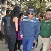 Bollywood actor Salman Khan promotions at CCD in Mumbai.