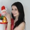 German model Claudia Ciesla at christmas photo shoot in Andheri, Mumbai.