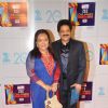 Singer Udit Narayan with wife Deepa Narayan at Zee Cine Awards 2013 at YRF Studios