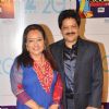 Udit Narayan with wife Deepa Narayan at Zee Cine Awards 2013