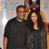 R. Balki with wife Gauri Shinde at Zee Cine Awards 2013