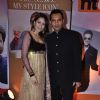 Model Marc Robinson with wife Waluscha D'Souza at the Hindustan times Most Stylish Awards 2013 in Hotel ITC Grand Central, Parel, Mumbai on Thursday, February 6th, evening.