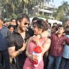Vivek Oberoi and Neha Sharma promotes Jayantabhai Ki Luv Story on Valentine day